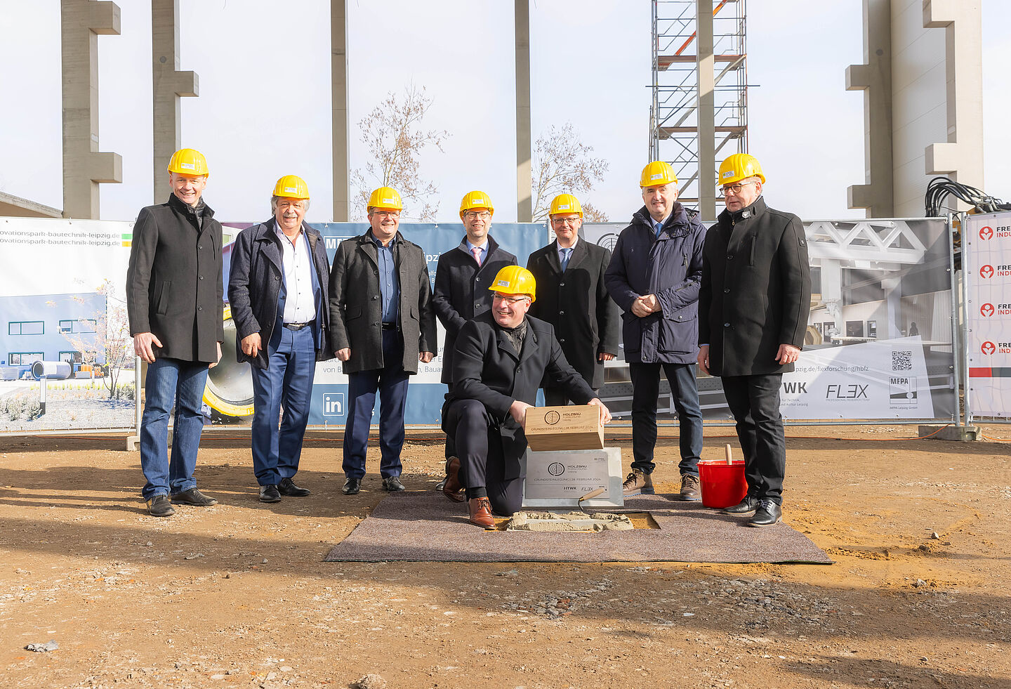 Grundsteinlegung des Holzforschungszentrums