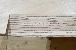 Detailaufnahme vom Holz