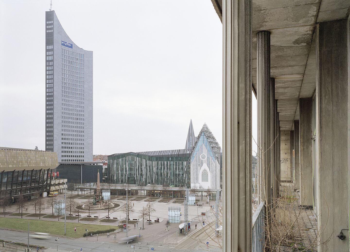 zu sehen ist der Augustusplatz Leipzig