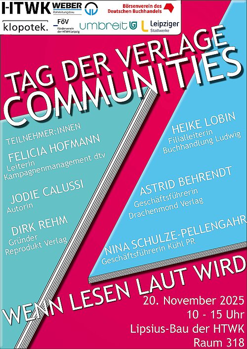 Tag der Verlage 2025: Communities - Wenn Lesen laut wird Tag der Verlage 2025: Communities - Wenn Lesen laut wird