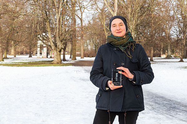 Dr. Ulrike Igel mit dem Dissertationspreis 2020 der Stiftung HTWK