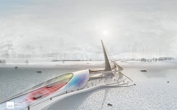 Carbonbeton (Foto: Architekturinstitut der HTWK Leipzig) Visionäre Brücke aus Carbonbeton